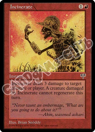 Incinerate comune (EN) -NEAR MINT-