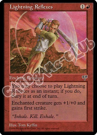 Lightning Reflexes comune (EN) -NEAR MINT-