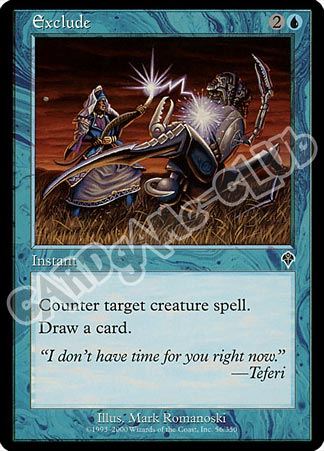 056 / 350 Exclude comune (EN) -NEAR MINT-