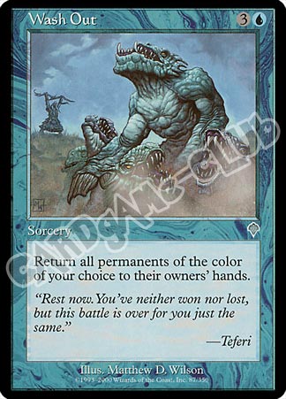 087 / 350 Wash Out non comune (EN) -NEAR MINT-