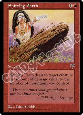 Spitting Earth comune (EN) -NEAR MINT-