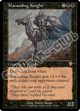 110 / 350 Marauding Knight rara (EN) -NEAR MINT-