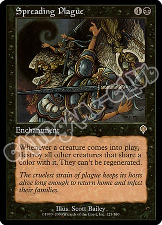 125 / 350 Spreading Plague rara (EN) -NEAR MINT-