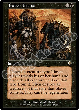 129 / 350 Tsabo's Decree rara (EN) -NEAR MINT-