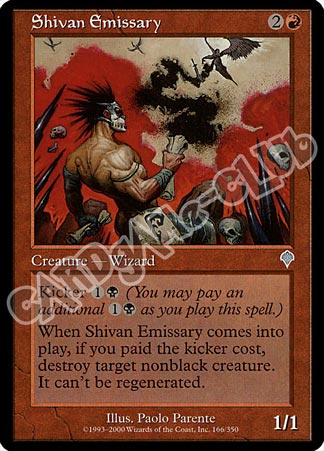 166 / 350 Shivan Emissary non comune (EN) -NEAR MINT-