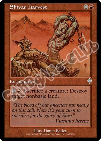 167 / 350 Shivan Harvest non comune (EN) -NEAR MINT-