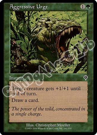 181 / 350 Aggressive Urge comune (EN) -NEAR MINT-