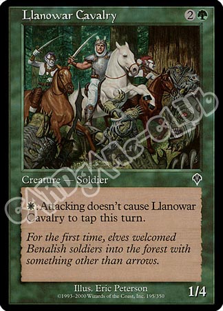 195 / 350 Llanowar Cavalry comune (EN) -NEAR MINT-