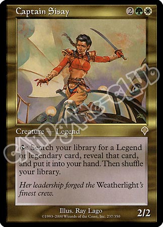 237 / 350 Captain Sisay rara (EN) -NEAR MINT-