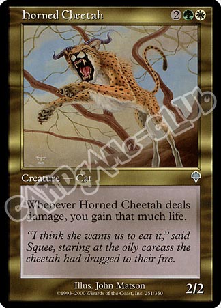 251 / 350 Horned Cheetah non comune (EN) -NEAR MINT-