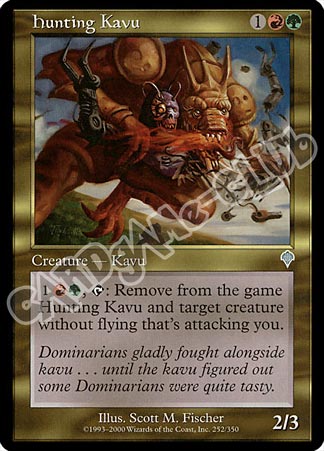 252 / 350 Hunting Kavu non comune (EN) -NEAR MINT-