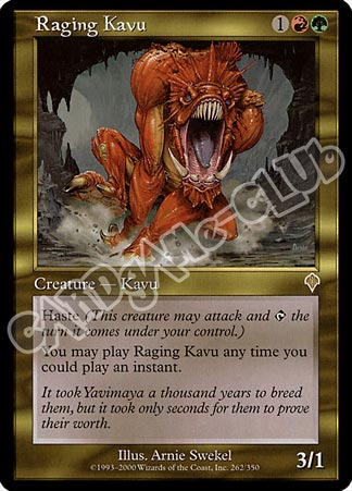 262 / 350 Raging Kavu rara (EN) -NEAR MINT-