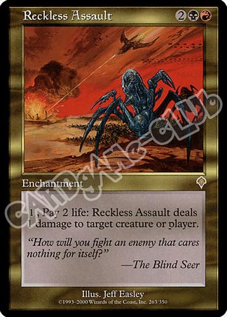 263 / 350 Reckless Assault rara (EN) -NEAR MINT-