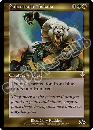 268 / 350 Sabertooth Nishoba rara (EN) -NEAR MINT-