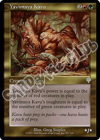 291 / 350 Yavimaya Kavu non comune (EN) -NEAR MINT-