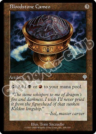 298 / 350 Bloodstone Cameo non comune (EN) -NEAR MINT-