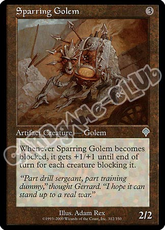 312 / 350 Sparring Golem non comune (EN) -NEAR MINT-