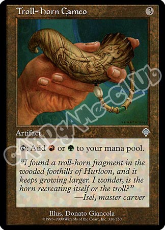 316 / 350 Troll-Horn Cameo non comune (EN) -NEAR MINT-