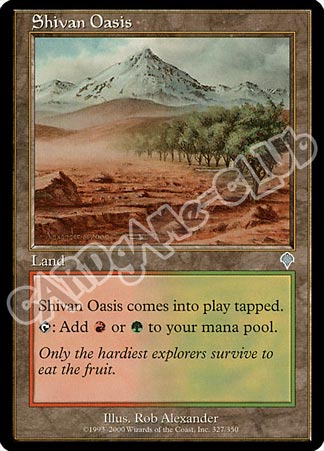 327 / 350 Shivan Oasis non comune (EN) -NEAR MINT-