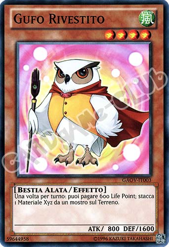 GAOV-IT003 Gufo Rivestito comune Unlimited (IT) -NEAR MINT-