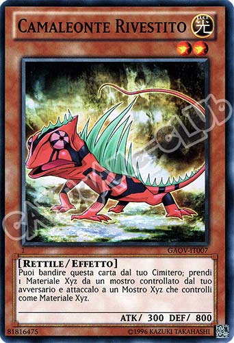 GAOV-IT007 Camaleonte Rivestito comune Unlimited (IT) -NEAR MINT-