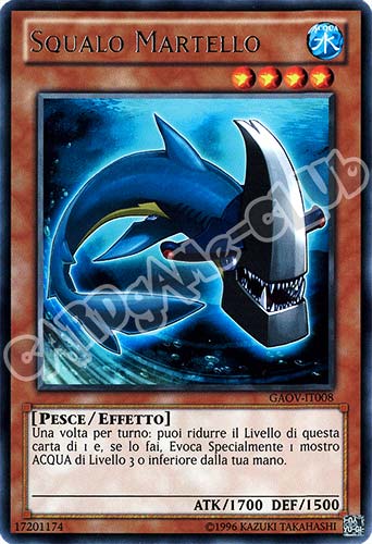 GAOV-IT008 Squalo Martello rara Unlimited (IT) -NEAR MINT-