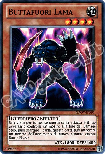 GAOV-IT010 Buttafuori Lama comune Unlimited (IT) -NEAR MINT-