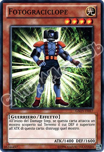 GAOV-IT017 Fotograciclope comune Unlimited (IT) -NEAR MINT-