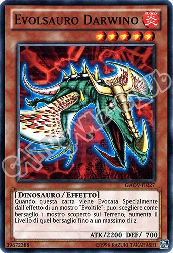 GAOV-IT027 Evolsauro Darwino comune Unlimited (IT) -NEAR MINT-