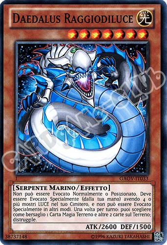 GAOV-IT033 Daedalus Raggiodiluce comune Unlimited (IT) -NEAR MINT-