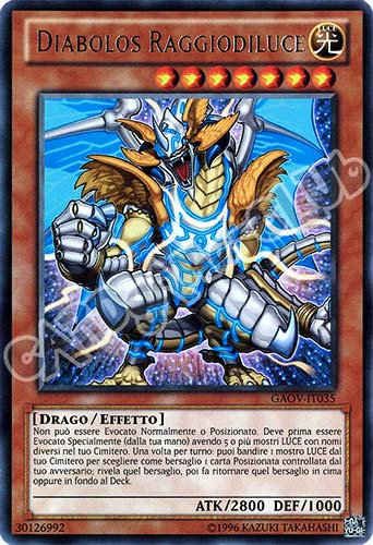 GAOV-IT035 Diabolos Raggiodiluce rara Unlimited (IT) -NEAR MINT-
