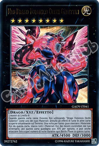 GAOV-IT041 Neo Drago Fotonico Occhi Galattici rara ultimate Unlimited (IT) -NEAR MINT-