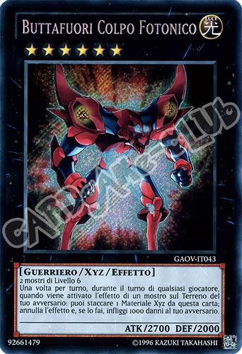 GAOV-IT043 Buttafuori Colpo Fotonico rara segreta Unlimited (IT) -NEAR MINT-