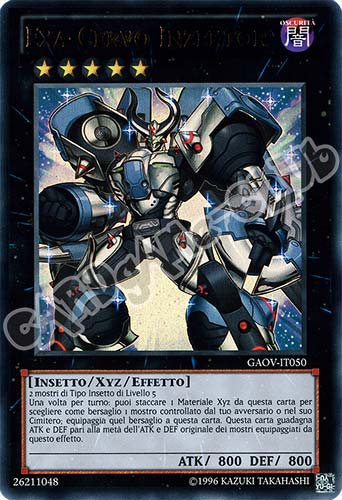 GAOV-IT050 Exa-Cervo Inzektor ultra rara Unlimited (IT) -NEAR MINT-