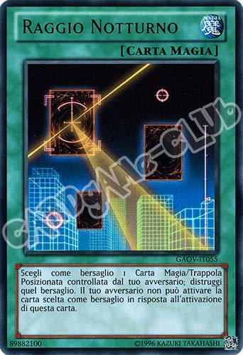 GAOV-IT055 Raggio Notturno ultra rara Unlimited (IT) -NEAR MINT-