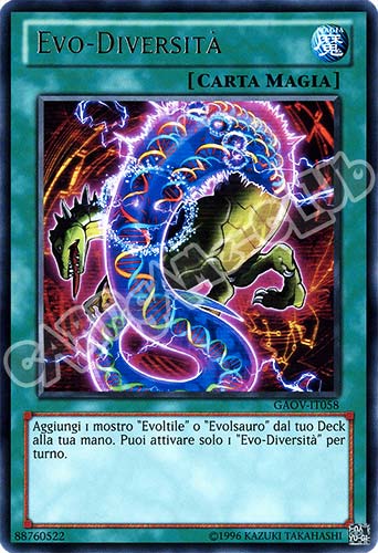 GAOV-IT058 Evo-Diversita' rara Unlimited (IT) -NEAR MINT-