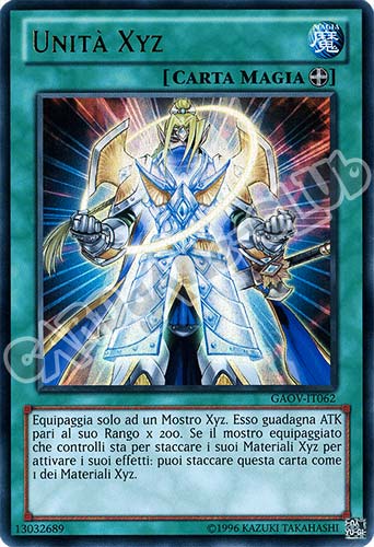 GAOV-IT062 Unita' Xyz ultra rara Unlimited (IT) -NEAR MINT-