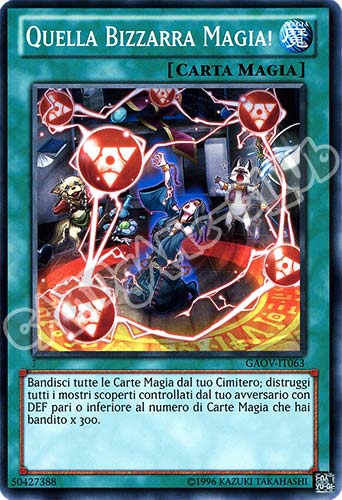 GAOV-IT063 Quella Bizzarra Magia! comune Unlimited (IT) -NEAR MINT-
