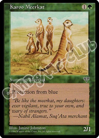 Karo Meerkat non comune (EN) -NEAR MINT-