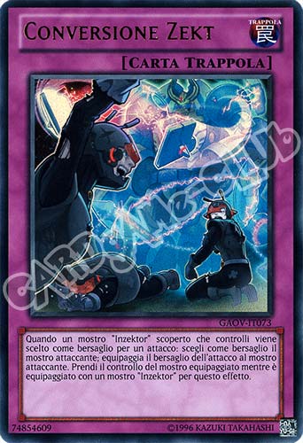 GAOV-IT073 Conversione Zekt ultra rara Unlimited (IT) -NEAR MINT-