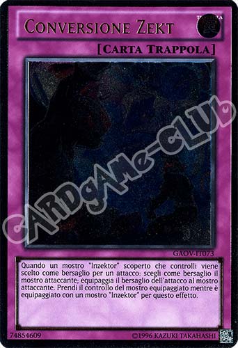 GAOV-IT073 Conversione Zekt rara ultimate Unlimited (IT) -NEAR MINT-