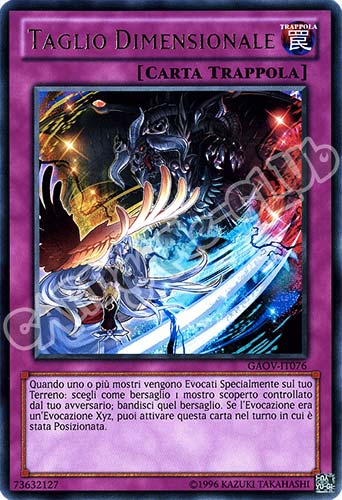 GAOV-IT076 Taglio Dimensionale rara Unlimited (IT) -NEAR MINT-