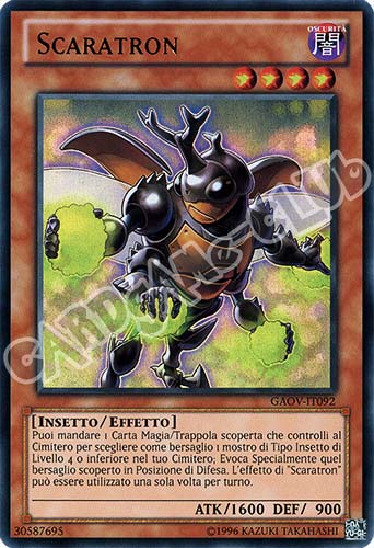 GAOV-IT092 Scaratron ultra rara Unlimited (IT) -NEAR MINT-