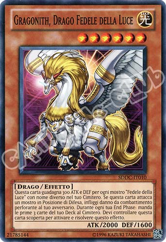 SDDC-IT010 Gragonith, Drago Fedele della Luce comune Unlimited (IT) -NEAR MINT-