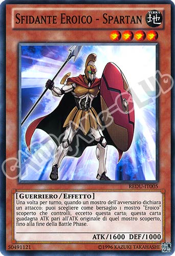 REDU-IT005 Sfidante Eroico - Spartan comune Unlimited (IT) -NEAR MINT-