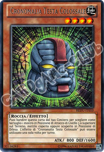 REDU-IT010 Cronomalia Testa Colossale rara Unlimited (IT) -NEAR MINT-