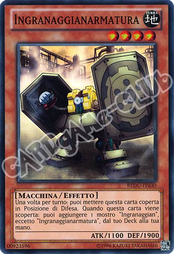 REDU-IT030 Ingranaggianarmatura super rara Unlimited (IT) -NEAR MINT-