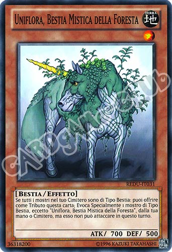 REDU-IT031 Uniflora, Bestia Mistica della Foresta comune Unlimited (IT) -NEAR MINT-