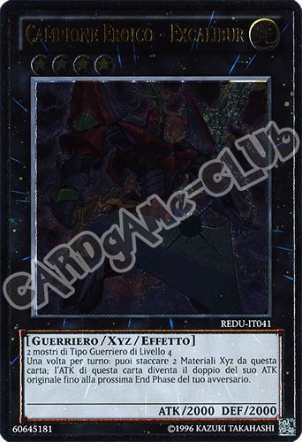 REDU-IT041 Campione Eroico - Excalibur rara ultimate Unlimited (IT) -NEAR MINT-