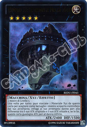 REDU-IT043 Numero 33: Cronomalia Machu Mech ultra rara Unlimited (IT) -NEAR MINT-